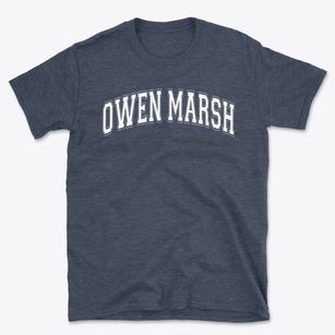 Owen Marsh Elementary School Varsity Arch Basic T-Shirt