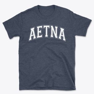 Aetna Elementary School Varsity Arch Basic T-Shirt