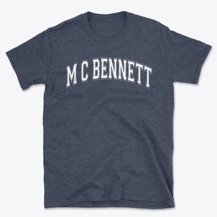 M C Bennett Holiness School Varsity Arch Basic T-Shirt