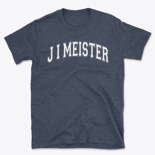J I Meister Elementary School Varsity Arch Basic T-Shirt