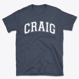 Craig Middle School Varsity Arch Basic T-Shirt