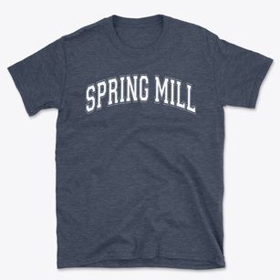 Spring Mill School Varsity Arch Basic T-Shirt