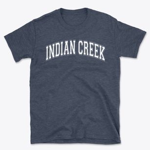 Indian Creek Elementary School Varsity Arch Basic T-Shirt