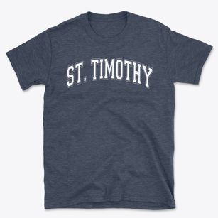 Saint Timothy Catholic Academy Varsity Arch Basic T-Shirt
