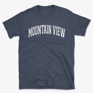 Mountain View Elementary School Varsity Arch Basic T-Shirt