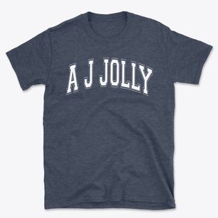 A J Jolly Elementary School Varsity Arch Basic T-Shirt