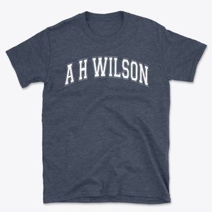 A H Wilson Elementary School Varsity Arch Basic T-Shirt