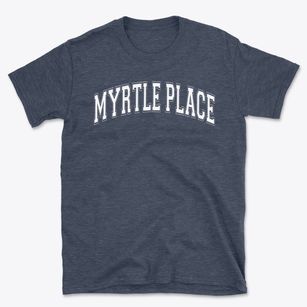 Myrtle Place Elementary School Varsity Arch Basic T-Shirt