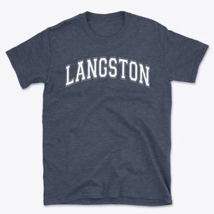 Langston Elementary School Varsity Arch Basic T-Shirt
