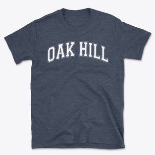 Oak Hill Elementary School Varsity Arch Basic T-Shirt