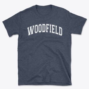 Woodfield Elementary School Varsity Arch Basic T-Shirt