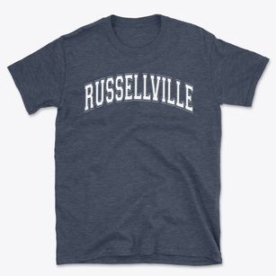 Russellville Middle School Varsity Arch Basic T-Shirt