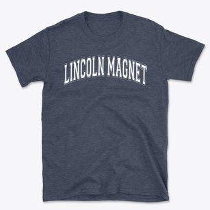 Lincoln Magnet Elementary School Varsity Arch Basic T-Shirt