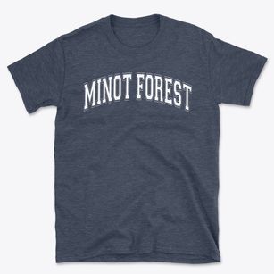 Minot Forest Elementary School Varsity Arch Basic T-Shirt