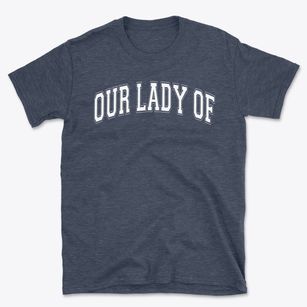 Our Lady Of The Holy Rosary School Varsity Arch Basic T-Shirt