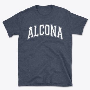 Alcona Elementary School Varsity Arch Basic T-Shirt