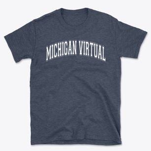 Michigan Virtual Charter Academy Varsity Arch Basic T-Shirt