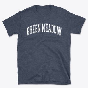 Green Meadow Elementary School Varsity Arch Basic T-Shirt