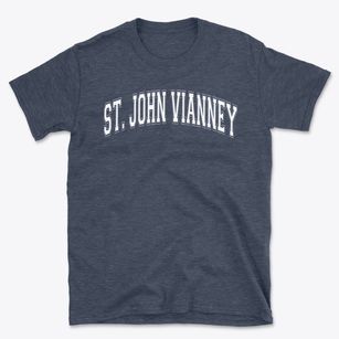 Saint John Vianney Catholic School Varsity Arch Basic T-Shirt