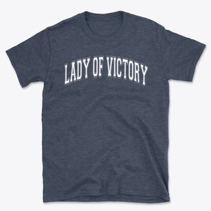 Our Lady Of Victory School Varsity Arch Basic T-Shirt
