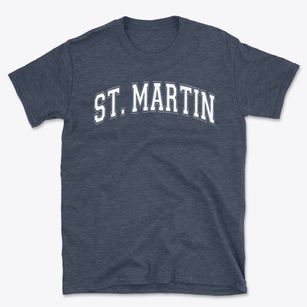 Saint Martin East Elementary School Varsity Arch Basic T-Shirt