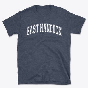 East Hancock Elementary School Varsity Arch Basic T-Shirt