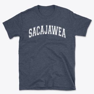 Sacajawea Middle School Varsity Arch Basic T-Shirt