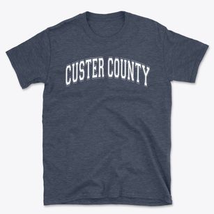 Custer County District 284 School Varsity Arch Basic T-Shirt