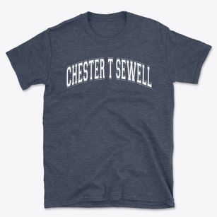 Chester T Sewell Elementary School Varsity Arch Basic T-Shirt