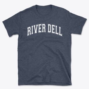 River Dell Middle School Varsity Arch Basic T-Shirt
