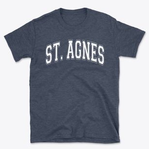 Saint Agnes School Varsity Arch Basic T-Shirt