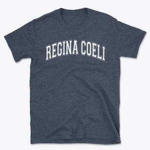 Regina Coeli Catholic School Varsity Arch Basic T-Shirt