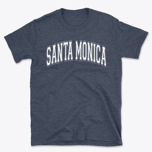 Santa Monica Montessori School Varsity Arch Basic T-Shirt