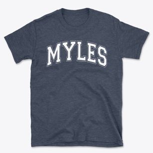 Myles Elementary School Varsity Arch Basic T-Shirt