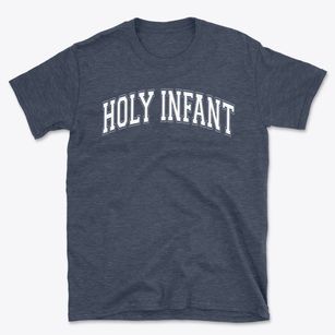 Holy Infant Parish Varsity Arch Basic T-Shirt