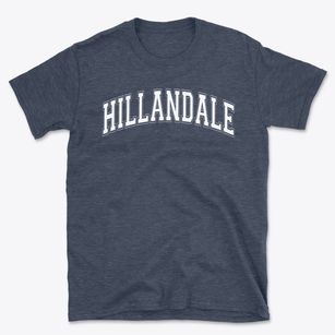 Hillandale Elementary School Varsity Arch Basic T-Shirt