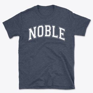 Noble Elementary School Varsity Arch Basic T-Shirt