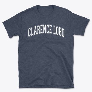 Clarence Lobo Elementary School Varsity Arch Basic T-Shirt