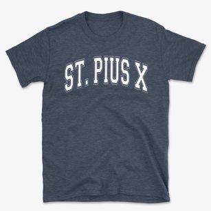 Saint Pius X School Varsity Arch Basic T-Shirt