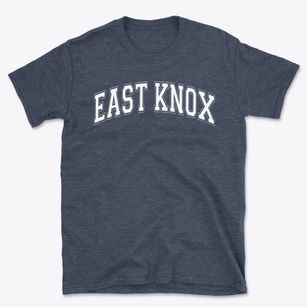 East Knox High School Varsity Arch Basic T-Shirt
