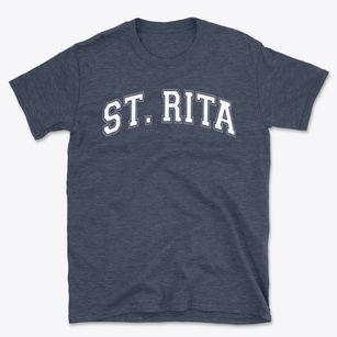 St. Rita School For The Deaf Varsity Arch Basic T-Shirt