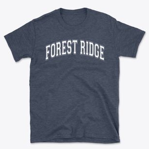 Forest Ridge Elementary School Varsity Arch Basic T-Shirt