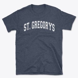 Saint Gregorys Early Childhood Education Varsity Arch Basic T-Shirt