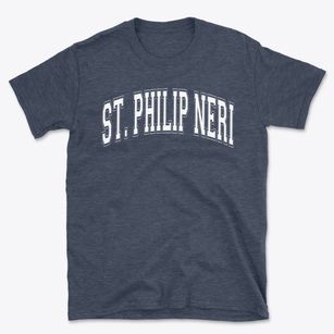 Saint Philip Neri School Varsity Arch Basic T-Shirt