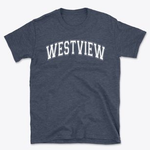 Westview Middle School Varsity Arch Basic T-Shirt