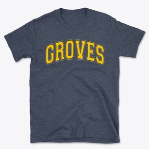 Groves Elementary School Varsity Arch Basic T-Shirt