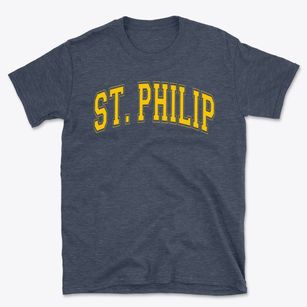 St Philip The Apostle Parish Varsity Arch Basic T-Shirt