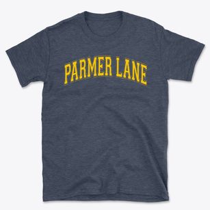 Parmer Lane Elementary School Varsity Arch Basic T-Shirt