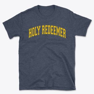 Holy Redeemer Catholic Church Varsity Arch Basic T-Shirt