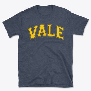 Vale Elementary School Varsity Arch Basic T-Shirt